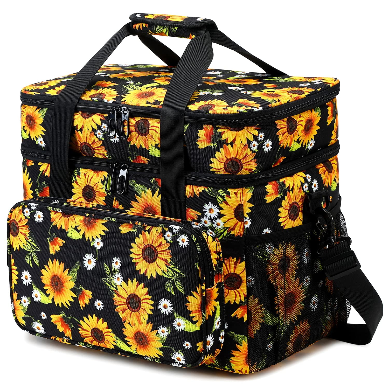 Idle Hippo Cooler Bag 60Can Soft Sided Coolers, Double Deck Insulated