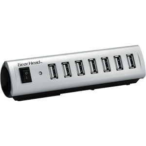 USB 2.0 7-PORT HUB AC POWERED ROHS W/ ENERGY SAVING SWITCH