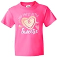 thumbnail image 3 of Inktastic Pop Pop's Little Sweetie with Pink Heart Cookie Youth T-Shirt, 3 of 5