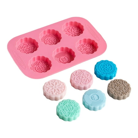 

GHOONEY Mooncake Candy Sugar Craft Paste Mold for Soap Making Mooncake Cake Chocolate