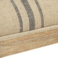 thumbnail image 2 of Zentique B007 E272 A033 Blue Stripe 27 x 37.5 x 25 in. Louis Club Chair, Khaki Linen & Blue Stripe, 2 of 4