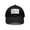 Black / Black patch, variant on Dad Hat with Leather Patch (Rectangle)