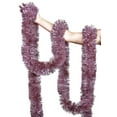 thumbnail image 3 of Love It! Products 25 Ft. Extra Thick & Luch Long Seasonal Holiday Tinsel Garland 2 Strand Pack each 7.62 meters (25 ft) Long ? 50 Ft. total. Color: Pink, 3 of 5