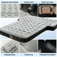 thumbnail image 6 of Coverado Air Mattress for SUV, Thickened Flocking Travel Camping Bed with Electric Pump, Inflatable Bed for SUV Trunk, Gray, 6 of 9