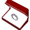 thumbnail image 4 of Dazzlingrock Collection 0.40 Carat (ctw) Sterling Silver Black & White Diamond Ladies Anniversary Wedding Band, Size 4.5, 4 of 4