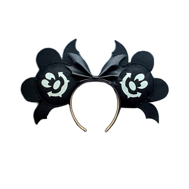 2023 Orejas de Mickey Mouse Diadema Lentejuelas 5quot; Hair Bow Festival Party Cosplay Hairband Mujeres Regalo Niños Accesorios para el cabello Gao Jinjia LED