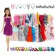 thumbnail image 2 of Ropa y accesorios Para muñecas Hugtrwg 32 piezas zapatos bolsos juguetes de vestir, 2 of 9