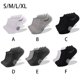 thumbnail image 5 of Calcetines deportivos Qarigey 6 pares para hombres y mujeres transpirables En blanco y negro S, 5 of 6