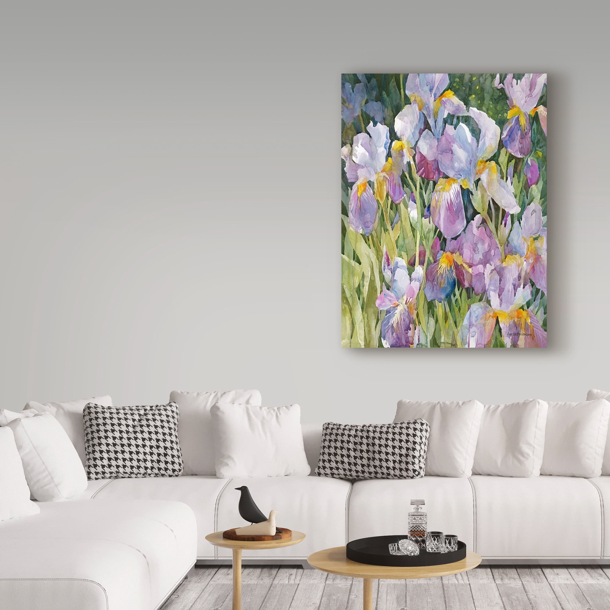 Trademark Fine Art 'Garden Meeting' Canvas Art by Annelein Beukenkamp