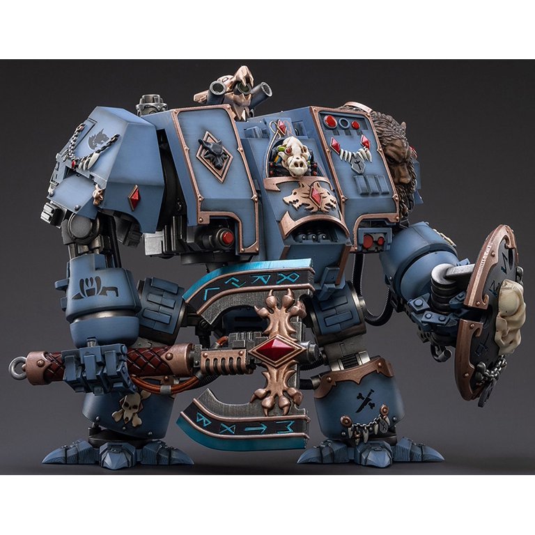 JOYTOY Space Marines Space Wolves Venerable Dreadnought Brother