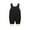 Black, variant on HAiming Babys Snow Pants Overalls Kids Toddler Winter Thicked Warm Zip up Snowpant Windproof Skiing Snowsuit Trousers