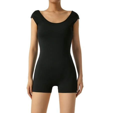 

TFFR Short Jumpsuits for Women Backless Bodycon Rompers One Piece Bodysuits