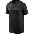 thumbnail image 2 of Men's Nike Jazz Chisholm Jr. Black Miami Marlins Name & Number T-Shirt, 2 of 3