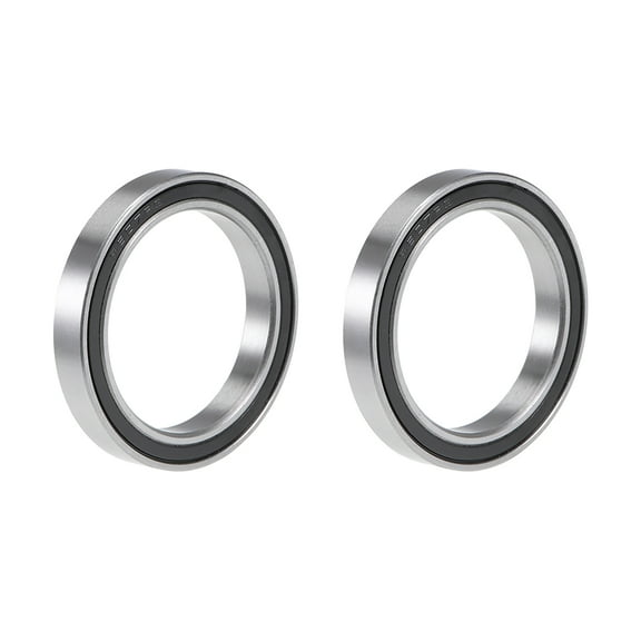 6807-2RS Deep Groove Ball Bearing 35x47x7mm Double Sealed Chrome Steel Bearing 2pcs