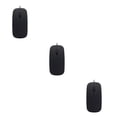 thumbnail image 2 of Transemion Mouse Wired Optical Computer Mouses Skin Touch Computers Fitting Laptop Gift Networking Keyboards Table Study Black 3Set, 2 of 6