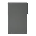 thumbnail image 4 of Walker Edison Modern Scandi 1-Drawer Nightstand, Dark Grey, 4 of 19