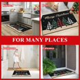 thumbnail image 3 of WJCA Low-Profile Indoor Doormat with Christmas Tree Design, Non-Slip Washable Entryway Carpet for Holiday Home Decor., 3 of 9