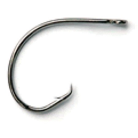 Mustad UltraPoint Demon Perfect In-Line Circle 1 Extra Fine Wire Hook (Pack of 10) Multi-Colored