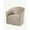 Beige Sand, variant on Comfort Pointe Elizabeth Beige Sand Microfiber Swivel Accent Chair