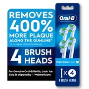 Oral-B Precision Clean Electric Toothbrush Replacement Brush Heads, 3 Count