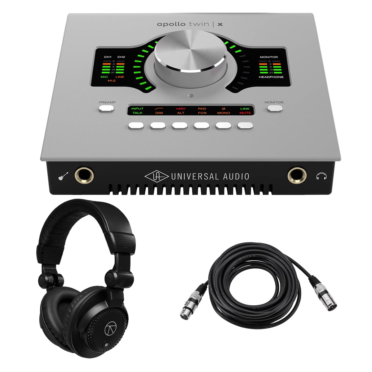 【即戦力】Apollo Twin DUO ＋純正アダプタ・ケーブル付 Universal Audio Apollo Twin X DUO Gen 2 Thunderbolt 3 Audio