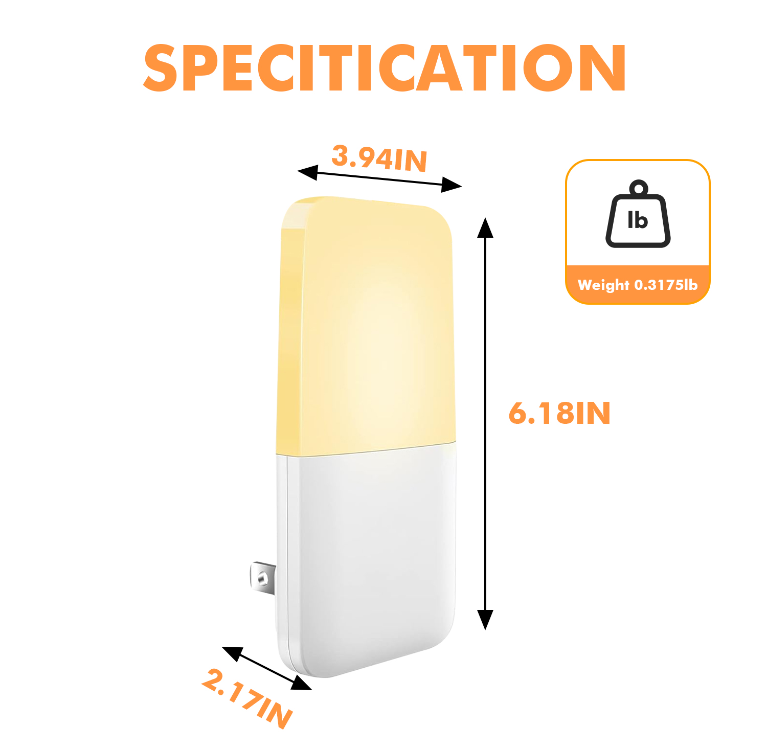 Daybetter Sensor Night Light, 4 Pack, Plug-in photo 3