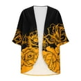 thumbnail image 5 of Giftesty Cardigans for Women Clearance, Women's Long Sleeve Printing Casual Tops Blouse With Pocket Cardigan, 5 of 5