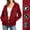 Wine, variant on ZGRBOU Women's Waterproof Raincoat Lightweight Hooded Windbreaker Casual Breathable Outdoor Jacket with Pockets