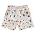 thumbnail image 7 of FORMRS Boys Swim Trunks Quick Dry Mesh Liner Boardshorts Sizes XS-XL, Beige Stars, 7 of 7