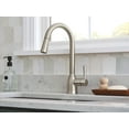 thumbnail image 5 of Moen Adler Spot Resist Stainless Single Hole One-Handle Pull Down Kitchen Faucet, 87233SRS, 5 of 10