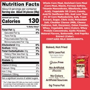 Baked Cheetos Crunchy 50% Less Fat Flamin’ Hot Cheese Flavored Snacks Bag, 7.625 oz