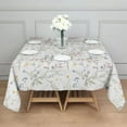 thumbnail image 3 of Pioneer Flower Floral Print Pattern Square Tablecloth,Waterproof Square Table Cover,Wipeable Spillproof Washable Table Cover for Home Kitchen Party Decor 42"X42"(107x107cm), 3 of 6