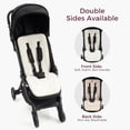 thumbnail image 3 of Momcozy Reversible Stroller Cushion | Universal Breathable Stroller Liner | Winter Warm Car Seat Liners | Crib Carriage Cushion Pad | Plush for Winter Use ＆Soft Fabric for All-Season Comfort, Khaki, 3 of 6