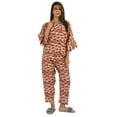 thumbnail image 1 of Phagun Ensemble de Détente pour Femmes 2 Pcs Pyjama Haut de Nuit et Pyjama Tenue de Nuit Asiatique, 1 of 7