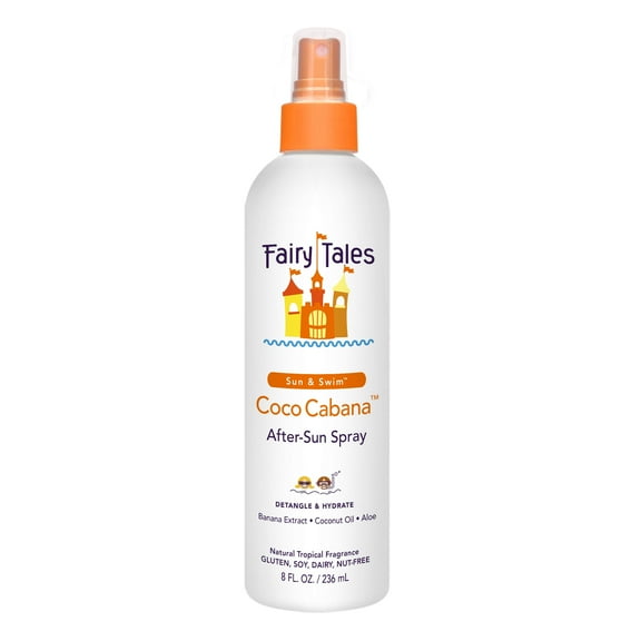 Fairy Tales, Sun and Swim, Coco Cabana Kids After-Sun Spray, 8 fl. oz. Bottle