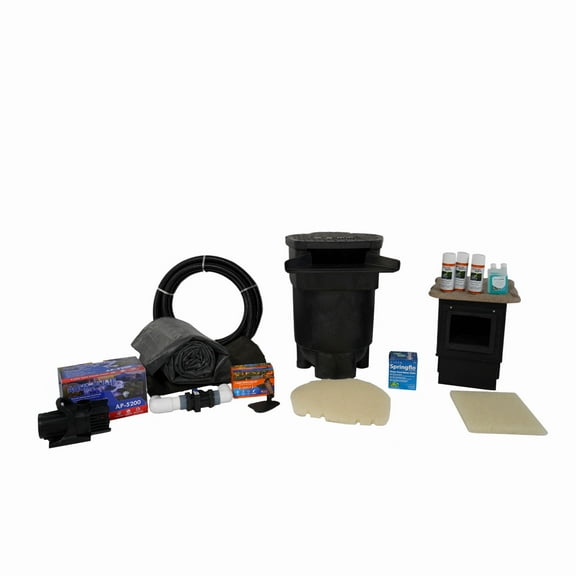 Half Off Ponds Complete Pro 5200 Pond Kit with 15 ft x 20 ft EPDM Liner