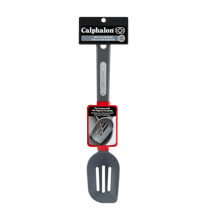 CALPHALON black & gray nylon Plastic Slotted Spatula &