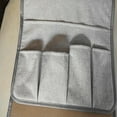 thumbnail image 2 of Moyic Bolsa de almacenamiento de PU para cabecera de cama, antideslizante y organizador de amplia aplicación para fácil acceso a lo Decoración del hogar cuero marrón oscuro, 2 of 6