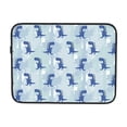 thumbnail image 7 of dino blue color Portable Laptop Sleeve Compatible with MacBook Air Notebook Computer Case for Men Women College School Students, 7 of 7