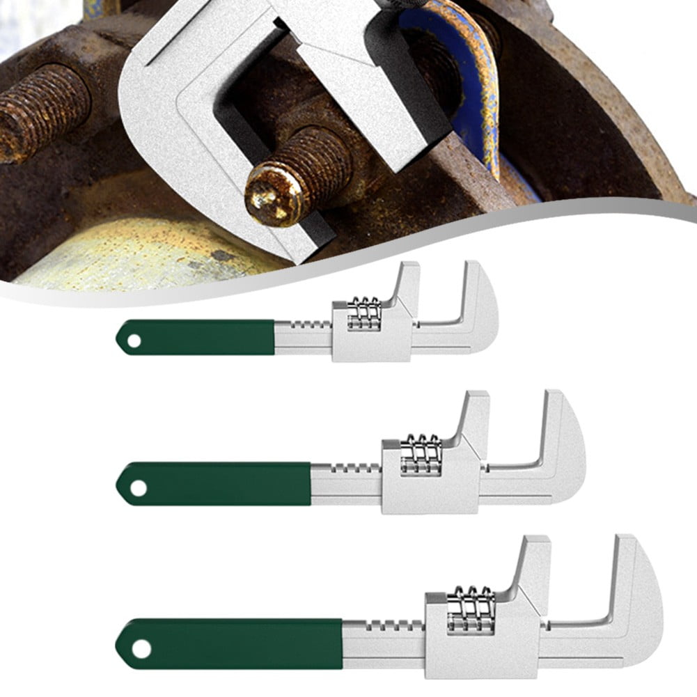 F Type Adjustable Wrench Large Opening Bathroom Wrench Pipe Pliers Wrench 15Inch Fangkenuo