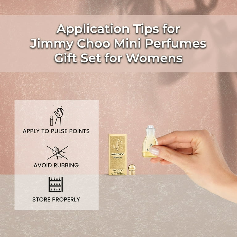 Jimmy Choo Variety Mini Perfume Set, 5 Piece Gift Set for Women