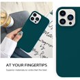 thumbnail image 4 of DUEDUE iPhone 13 Pro Max Case, Liquid Silicone Soft Gel Rubber Slim Cover with Microfiber Cloth Lining Cushion, 4 of 5