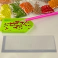 thumbnail image 1 of OULII 5d rhinestone ruler tool Painting Ruler Silver Stainless Steel 1Pack Anti-Stick Tool for Beginners, 1 of 8