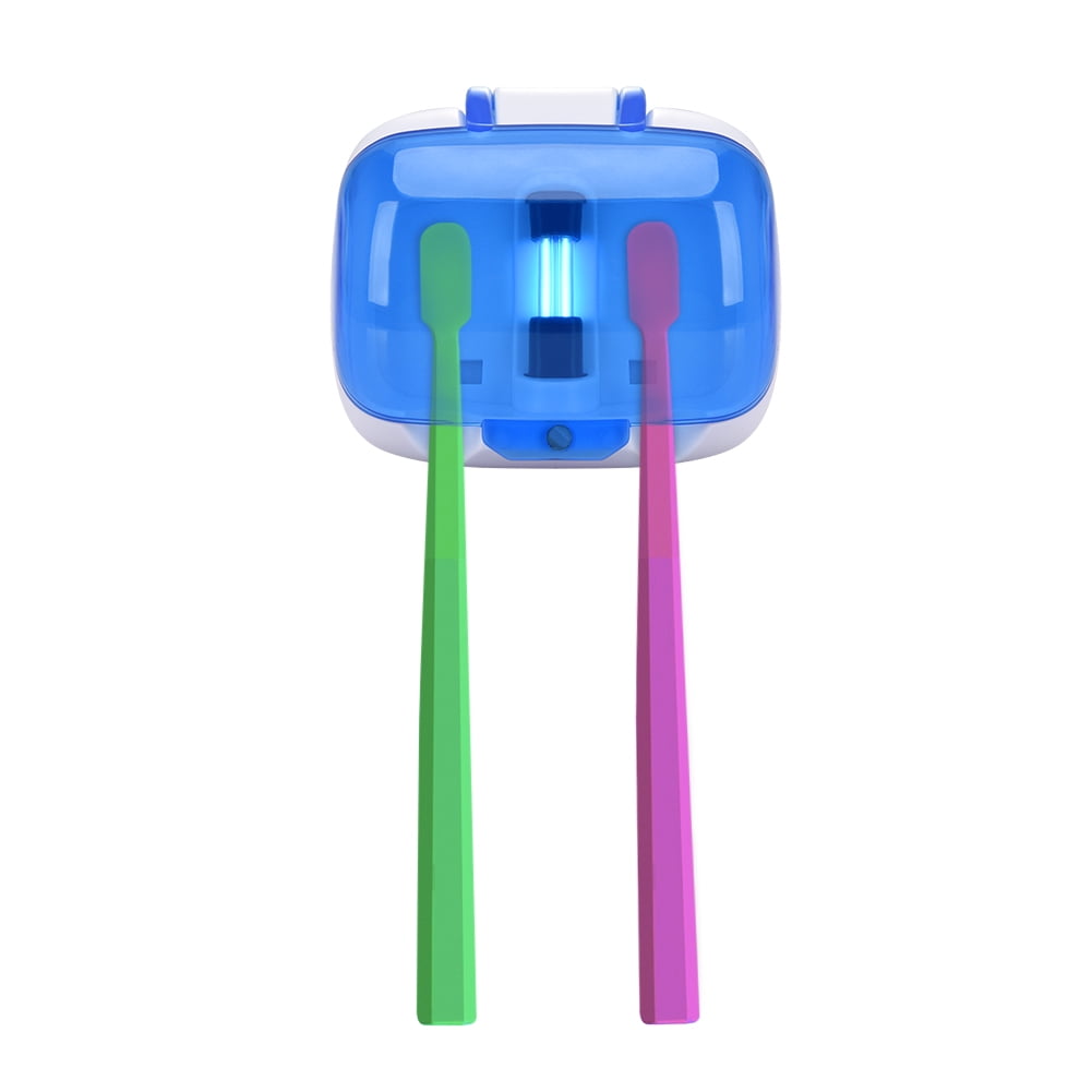 Portable Hanging UV Toothbrush Sterilizer Double Toothbrushes Sanitizer