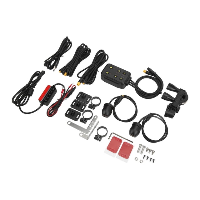 Motorcycle Camera, Double Recording Full Body Waterproof Motorcycle Dash Cam For Motorcycle