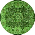 thumbnail image 1 of Ahgly Company Indoor Round Persian Green Traditional Area Rugs, 6' Round, 1 of 1
