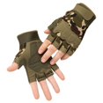 thumbnail image 2 of Guantes tácticos de medio dedo para hombres y mujeres, paracaidistas al aire libre, guantes protectores de pesca, cómodos y transpirables, 2 of 6