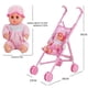 thumbnail image 4 of Baby Doll with Stroller Set Baby Doll Pram Toy Toy Toy Set for Children, 4 of 5