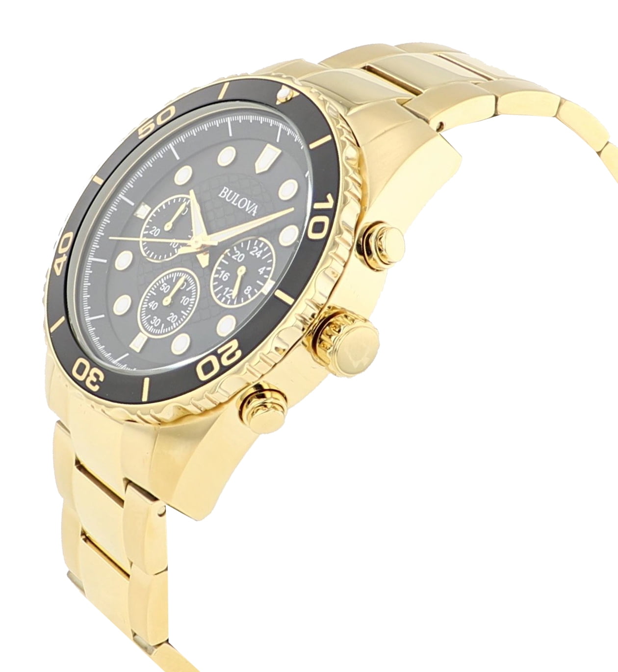 Bulova Men s Two Tone Chronograph Watch Walmart