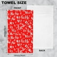 thumbnail image 2 of Christmas Red Snowflakes Ho Hand Towels for Bathroom Set of 2 Bath Hand Towels Soft Absorbent Decorative Hand Towel for Bathroom Kitchen Yoga Home Decor 14 x 28 in, 2 of 6